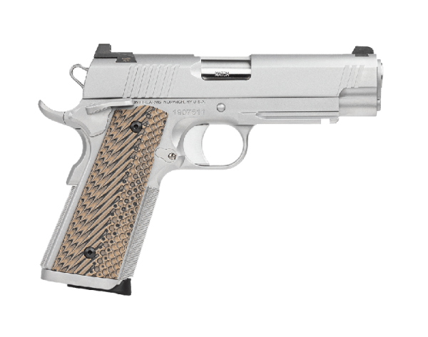 DAN WESSON SPECIALIST COMMANDER STAINLESS .45 ACP 4.25" BARREL 8-ROUNDS NIGHT SIGHTS