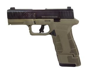 DIAMONDBACK DBAM29 FLAT DARK EARTH / BLACK 9MM 3.5" BARREL 17-ROUNDS