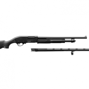 EAA Corp Churchill 620 Pump Combo 20GA 18.5" Barrel 3"-Chamber 5-Rounds with Cross-Bolt Safety