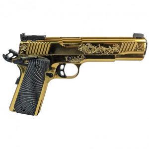 EAA CORP MC1911 DELUXE GOLD .45 ACP 5" BARREL 8-ROUNDS ENGRAVED