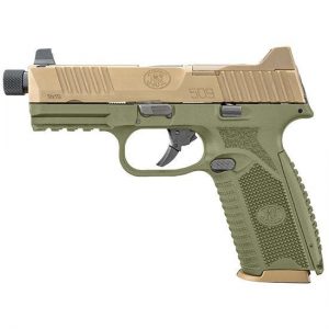 FN 509 TACTICAL OD GREEN / FLAT DARK EARTH 9MM 4.5" BARREL 10-ROUNDS