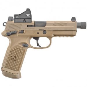 FN FNX-45 TACTICAL FLAT DARK EARTH .45 ACP 5.3" BARREL 10-ROUNDS THREADED BARREL