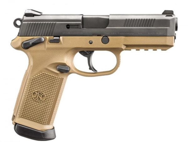 FN FNX-45 FLAT DARK EARTH .45 ACP 4.5-INCH 15RDS