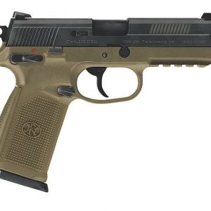 FN FNX-45 FDE / BLACK .45 ACP 4-INCH 10RD