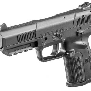 FN FIVE-SEVEN BLACK 5.7 X 28 4.75-INCH 10RD ADJUSTABLE SIGHTS