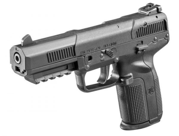 FN FIVE-SEVEN BLACK 5.7 X 28 4.75-INCH 10RD ADJUSTABLE SIGHTS