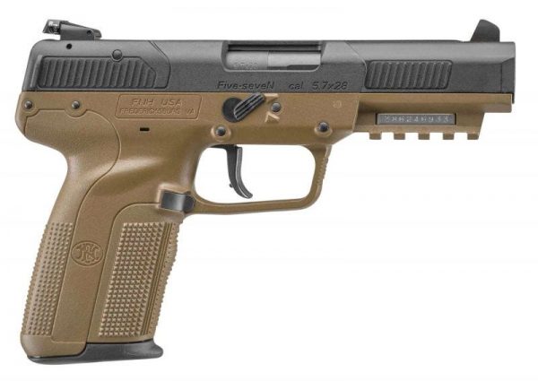 FN FIVE-SEVEN FLAT DARK EARTH 5.7 X 28 4.8" BARREL 10-ROUNDS