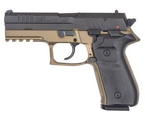 REX ZERO 1 STANDARD FLAT DARK EARTH / BLACK 9MM 4.3-INCH 17RDS SINGLE/DOUBLE