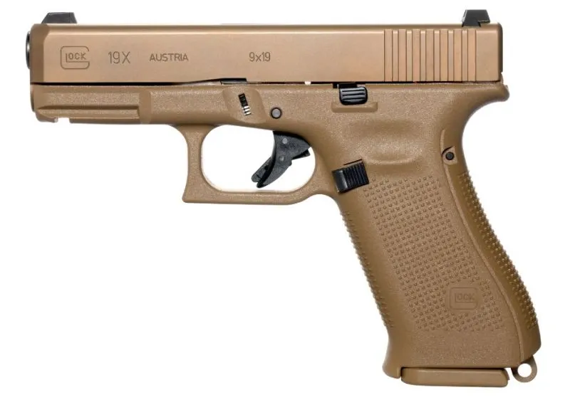 GLOCK 19X COYOTE TAN 9MM 4.01-INCH 10RDS