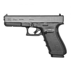 GLOCK 21 GEN 4 BLACK .45 ACP 4.6-INCH 13RDS FIXED SIGHTS