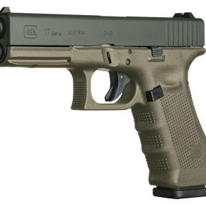 GLOCK 17 GEN 4 OD GREEN 9MM 4.49 INCH 10 ROUNDS MOS