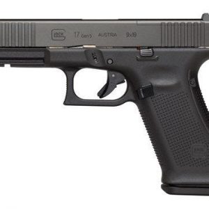 GLOCK 17 GEN 5 MOS PISTOL 9MM 4.49-INCH 17RDS FRONT SERRATIONS