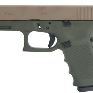 GLOCK 19 GEN 4 OLIVE DRAB GREEN / FLAT DARK EARTH 9MM 4.4-INCH 15RD USC EXCLUSIVE