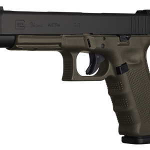 GLOCK 34 GEN 4 OD GREEN 9MM 5.3 INCH 10 ROUNDS ADJUSTABLE SIGHTS