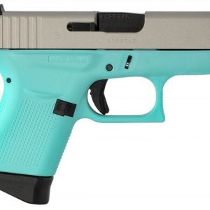 GLOCK 43 SUBCOMPACT ROBIN'S EGG BLUE 9MM 3.39-INCH BARREL 6-ROUNDS FIXED SIGHTS