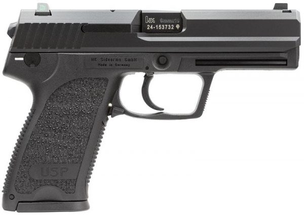 HECKLER AND KOCH USP V7 LEA PISTOL 9MM, NS, NMS, DA/SA, 15RD