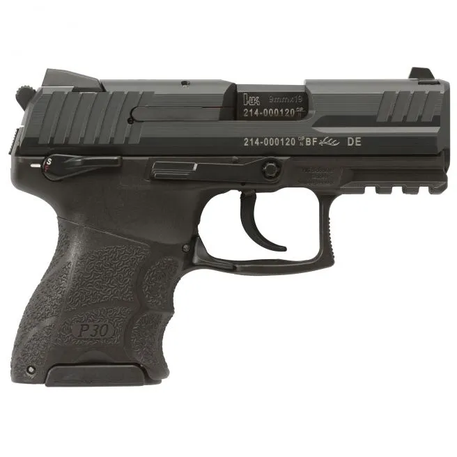 HECKLER AND KOCH P30SK V3 9MM 3.27" BARREL 13-ROUNDS REAR DECOCKER