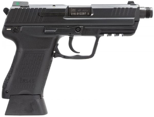 HECKLER AND KOCH HK45 COMPACT TACTICAL BLACK .45 ACP 4.6-INCH 10RDS W/ NIGHT SIGHTS