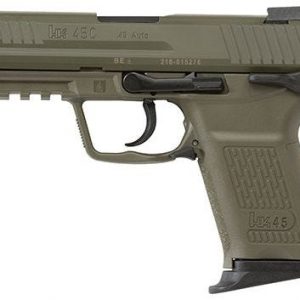 HECKLER AND KOCH HK45C OLIVE DRAB GREEN .45ACP 4.1-INCH 13RD 3 MAGAZINES