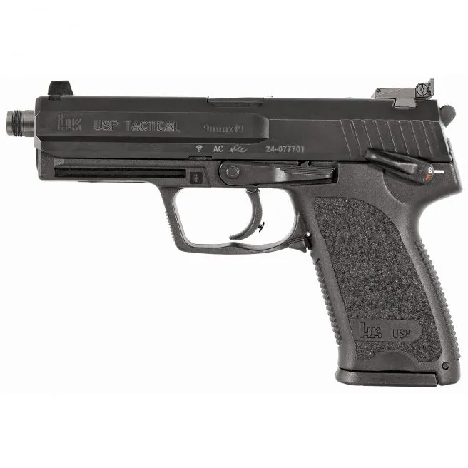 HECKLER AND KOCH USP9 TACTICAL V1 9MM 4.86" BARREL 15-ROUNDS