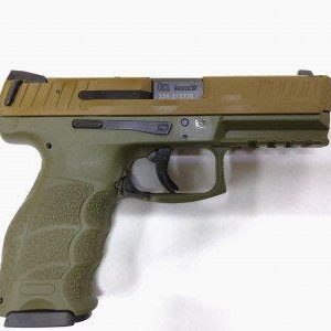 HECKLER AND KOCH VP9 OD GREEN / FLAT DARK EARTH 9MM 4.09-INCH 15RDS