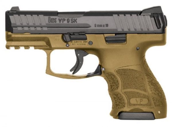 HECKLER AND KOCH VP9SK BLACK / FLAT DARK EARTH 9MM 3.39-INCH 10RDS