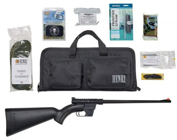 Henry Repeating Arms Survival Pack: AR-7 Rifle .22 LR 16.1-inch 8Rds w/Survival Gear & Carry Case