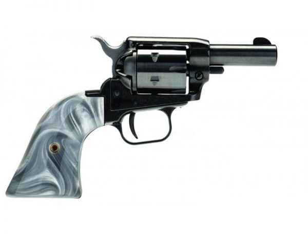 Heritage Firearms Barkeep Black .22 LR 3" Barrel 6-Rounds Grey Pearl Grips