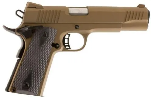 CITADEL M-1911 COMPACT SINGLE 9MM 3.5" 8 1 HOGUE GRIP BURNT BRONZE CERAKOTE