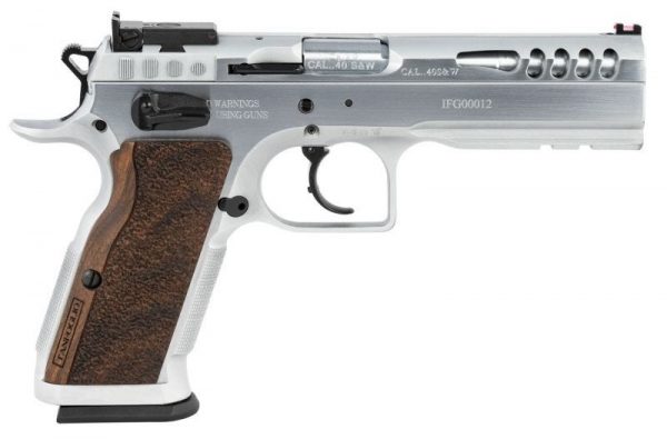 IFG DEFIANT STOCK MASTER LG CHROME .40 SW 4.75" BARREL 14-ROUNDS