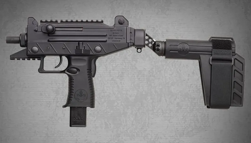 IWI UZI PRO PISTOL BLACK 9MM 4.5-INCH 25RDS