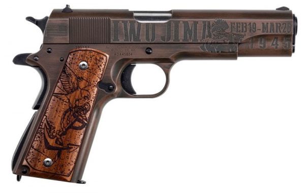 THOMPSON 1911 IWO JIMA COPPER .45 ACP 5" BARREL 7-ROUNDS