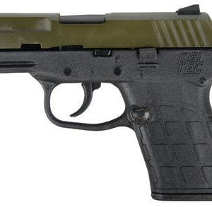 KEL-TEC PF-9 9MM 3.1-INCH BARREL 7RD OD GREEN SLIDE BLACK FRAME