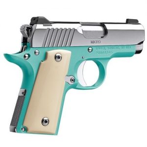 KIMBER MICRO 9 BEL AIR POLISHED STAINLESS / BEL AIR BLUE 9MM 3.15-INCH 6RD