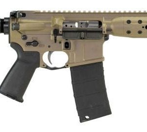 LWRC INDIVIDUAL CARBINE DI PISTOL FLAT DARK EARTH 5.56 NATO / .223 REM 10.5" BARREL 30-ROUNDS SBM4 BRACE