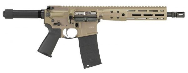 LWRC INDIVIDUAL CARBINE DI PISTOL FLAT DARK EARTH 5.56 NATO / .223 REM 10.5" BARREL 30-ROUNDS OPTICS READY