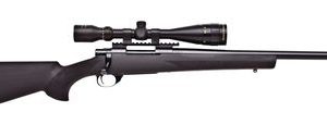 LEGACY SPORTS HOGUE GAMEKING BOLT ACTION RIFLE AND SCOPE PACKAGE BLACK 6.5 CREEDMOOR 22 INCH WITH 3.5-10X44M NIKKO STIRLING GAMEKING SCOPE