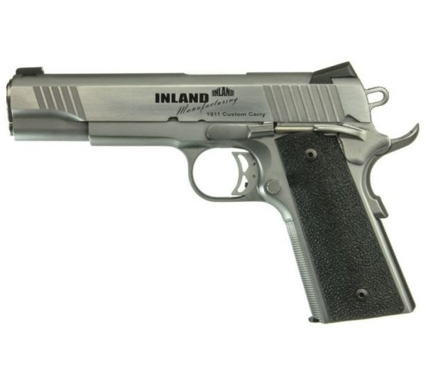 MKS SUPPLY INLAND 1911 CUSTOM CARRY STAINLESS .45ACP 5-INCH 7RD