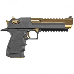 MAGNUM RESEARCH DESERT EAGLE L6 GOLD .50 AE 6" BARREL 7-ROUNDS