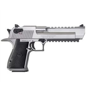 MAGNUM RESEARCH DESERT EAGLE STAINLESS STEEL .50AE 6-INCH 7RD BOTTOM PICATINNY RAIL