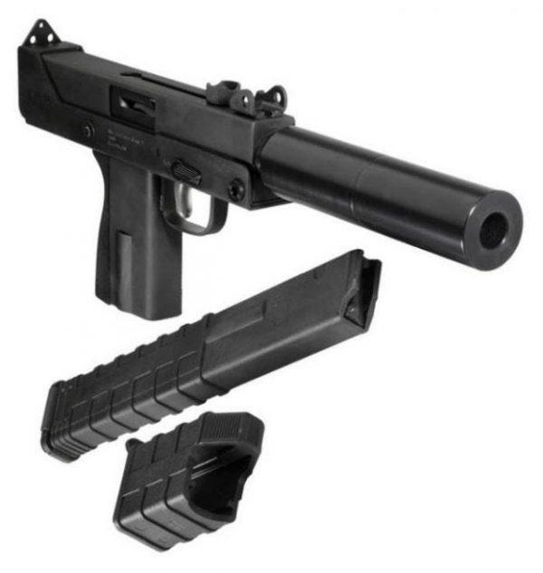 MASTERPIECE ARMS 9MM PISTOL TC WITH 35RD MAGAZINE