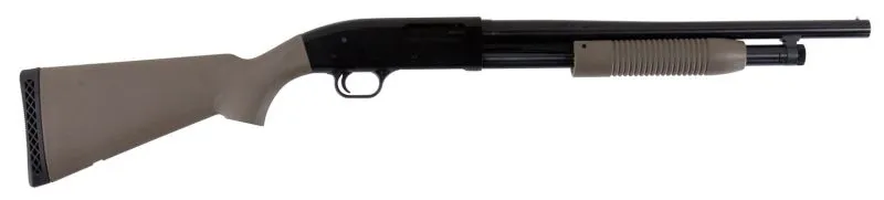 Maverick Arms Security Flat Dark Earth 12 GA 18.5" Barrel 5-Rounds Blued with Bead Front Sight