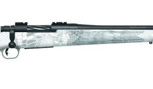 MOSSBERG PATRIOT BOLT ACTION RIFLE SNOW CAMO 22-250 REM 22 INCH YETI STOCK