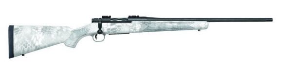 MOSSBERG PATRIOT BOLT ACTION RIFLE SNOW CAMO 22-250 REM 22 INCH YETI STOCK