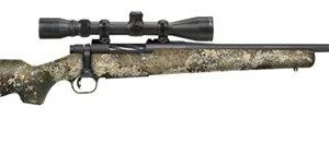 MOSSBERG PATRIOT SUPER BANTAM 243WIN 20-INCHES 5RDS 3-9X40MM-SCOPE TIMBER