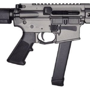 BRIGADE AR STYLE BATTLE PISTOL TUNGSTEN 9MM 5.5" 33-ROUND