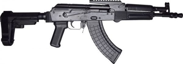 PIONEER ARMS HELLPUP ELITE PISTOL 7.62 X 39 11.73" BARREL 30-ROUNDS COLLAPSIBLE BRACE & OPTICS RAIL