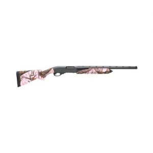 Remington 870 Express Comact Pink Blaze Camo / Matte Blued 20 GA 3-inch Chamber 21-inch 4Rd
