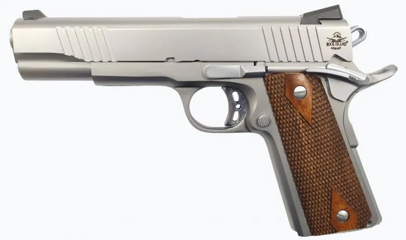 ROCK ISLAND ARMORY M1911 ROCK FS TACTICAL .45 ACP 5" 8 ROUNDS STAINLESS