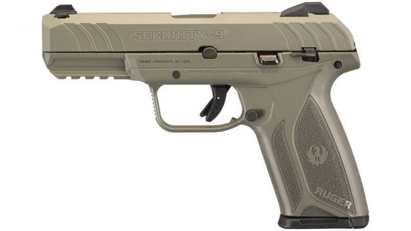 RUGER SECURITY-9 JUNGLE GREEN 9MM 4" BARREL 15-ROUNDS